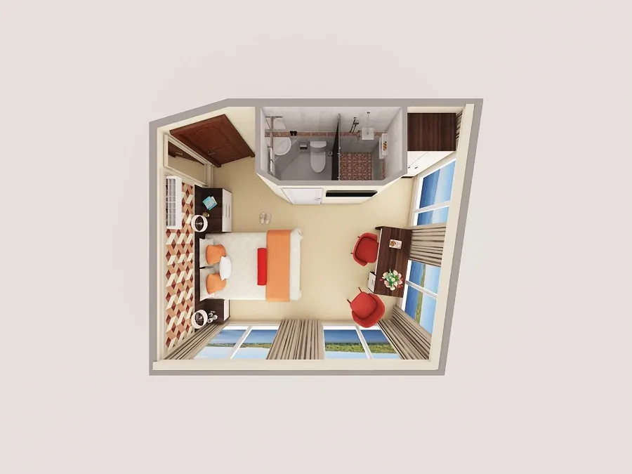 Панорамный полулюкс