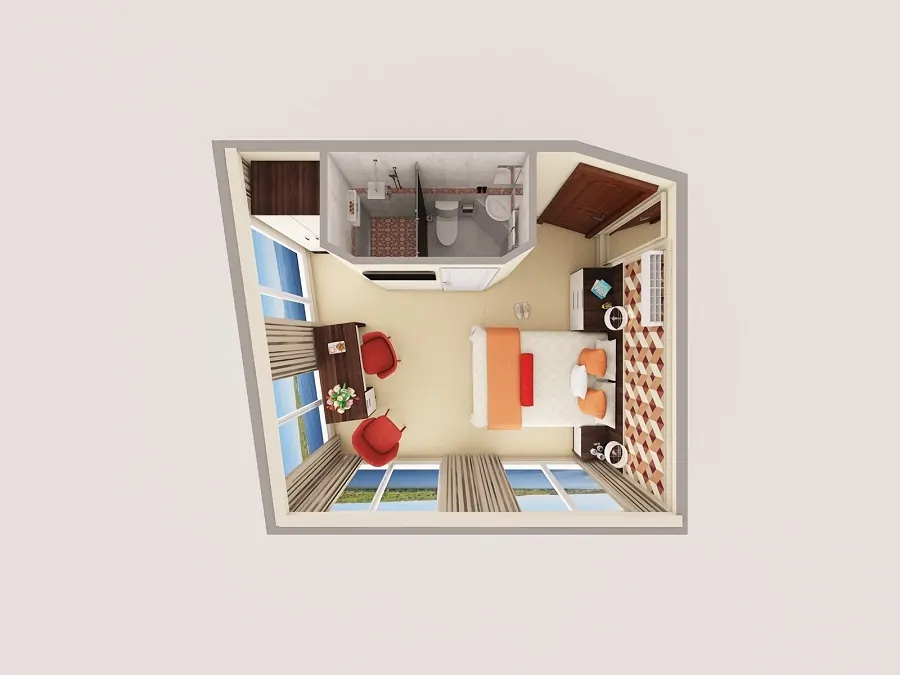 Панорамный полулюкс