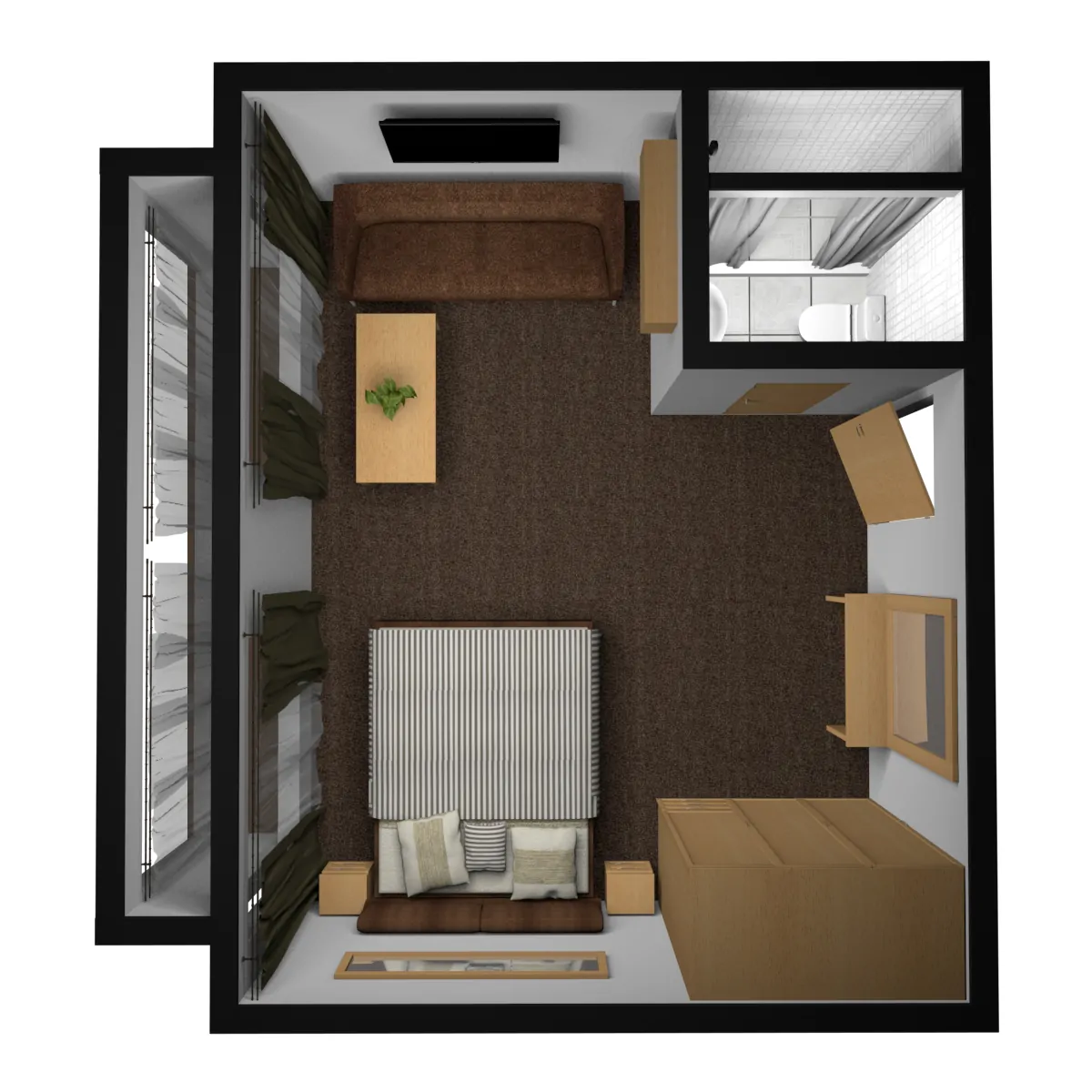 Полулюкс А с балконом