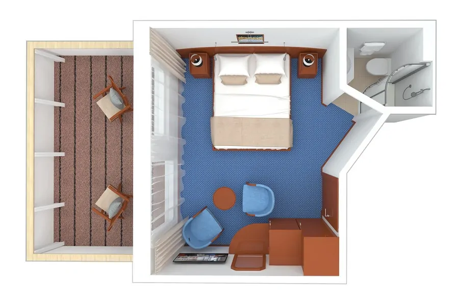 Полулюкс А с балконом