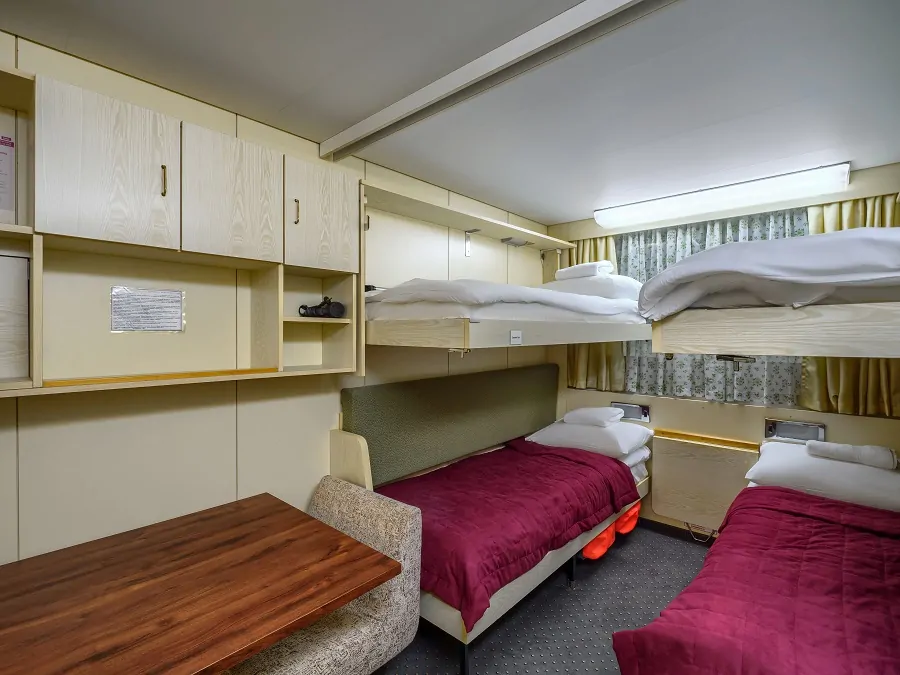 4-местная 2-ярусная (нижняя палуба)