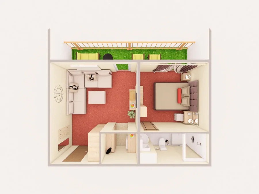 Люкс с балконом