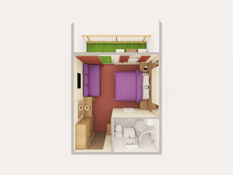 Полулюкс с балконом А