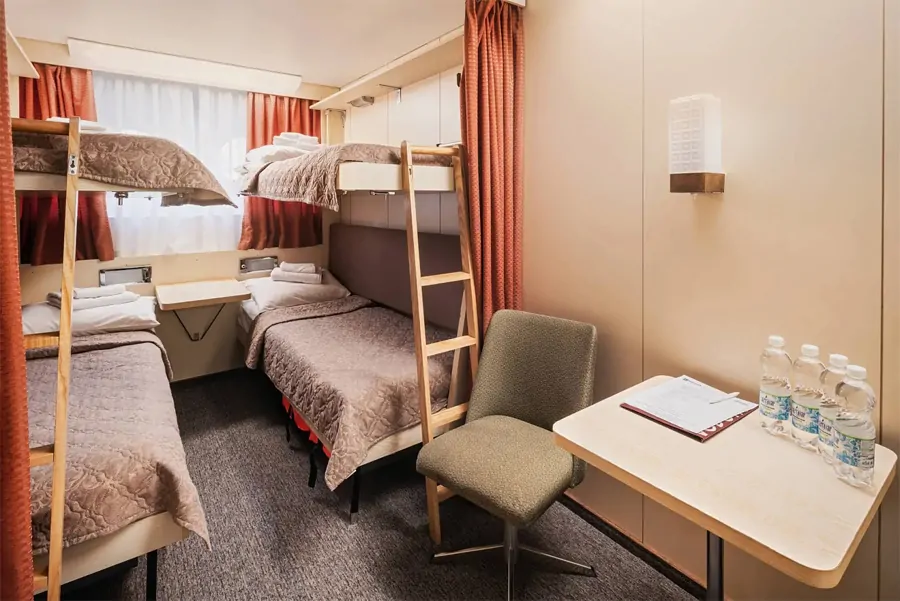 4-местная 2-ярусная (нижняя палуба)