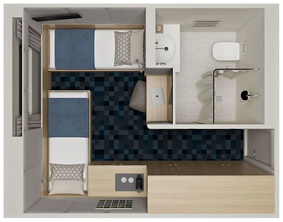 Делюкс (главная палуба)