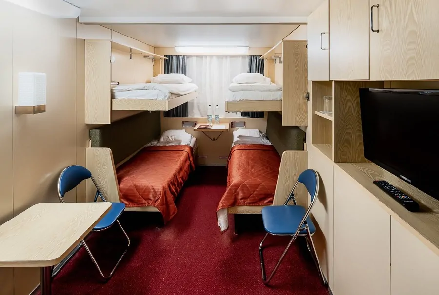 4-местная 2-ярусная (нижняя палуба)